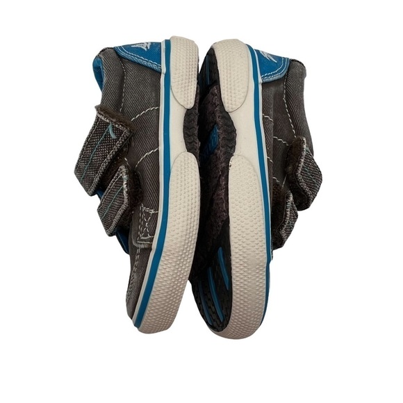 Sperry Top Sider Gray Blue Halyard H&L Boat Shoe Sneakers Size 5 Toddler - Picture 6 of 8